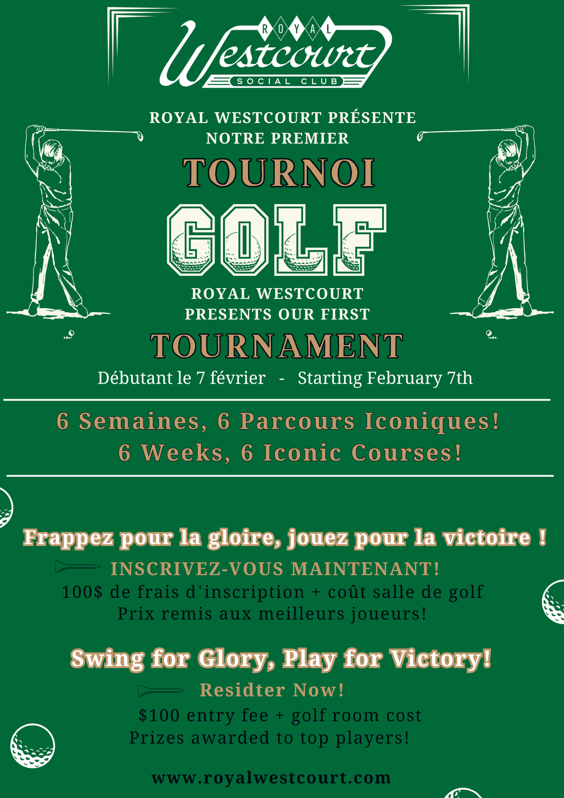 Golf Tournement - Tournoi de Golf