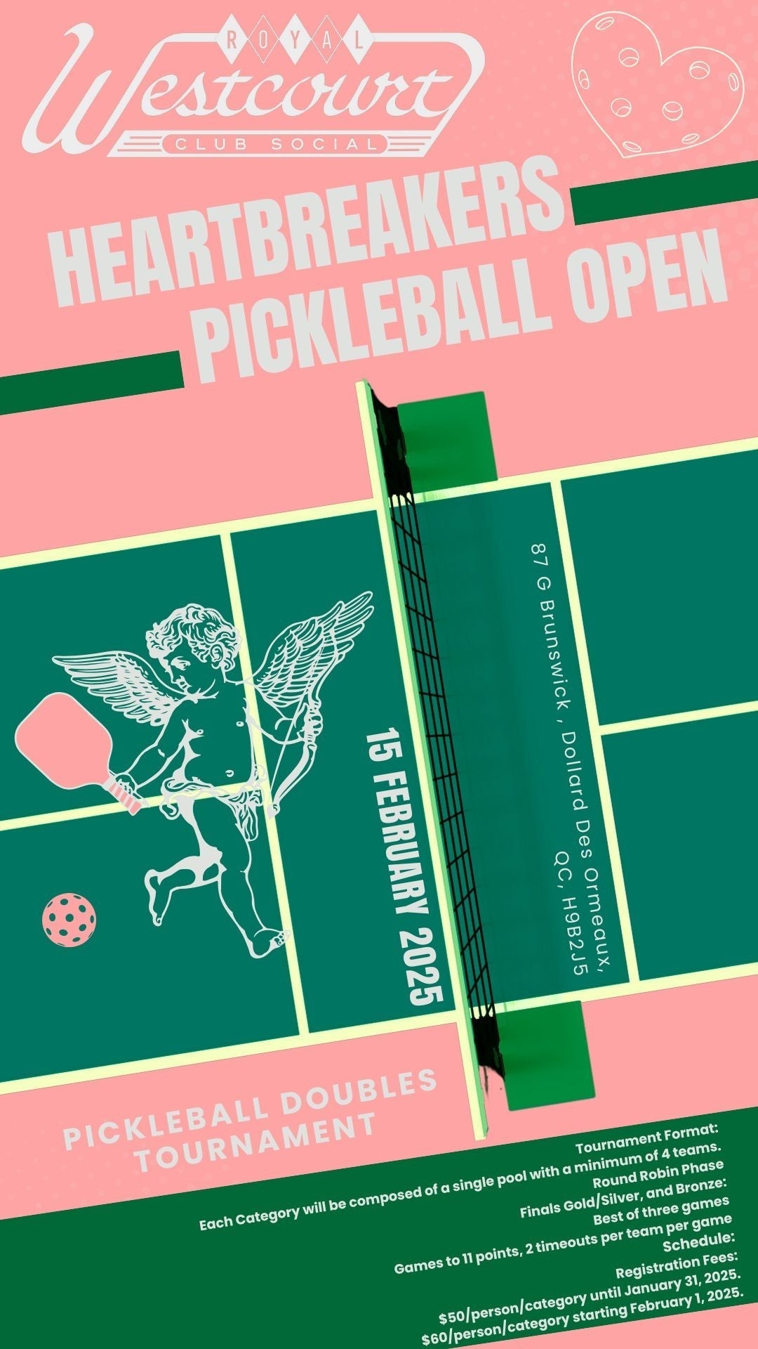 Heartbreakers Open Pickleball tournament